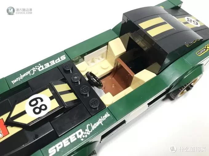 复古风的跑车：LEGO 乐高 Speed竞速赛车 75884 1968款福特野马