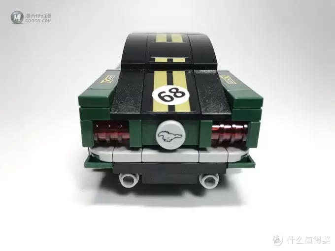 复古风的跑车：LEGO 乐高 Speed竞速赛车 75884 1968款福特野马