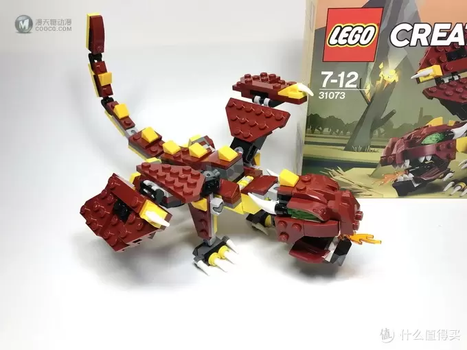 大头飞龙：LEGO 乐高 Creator创意百变系列 31073 神秘怪兽