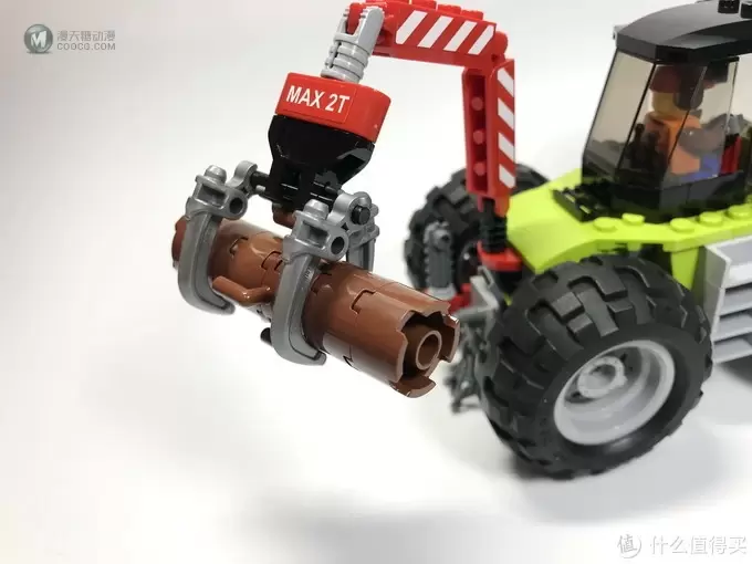 玩法多样：LEGO 乐高 城市系列 60181 林业工程车