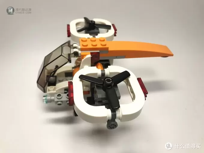 造型别致的三合一：LEGO 乐高 31071 双旋翼无人机开箱