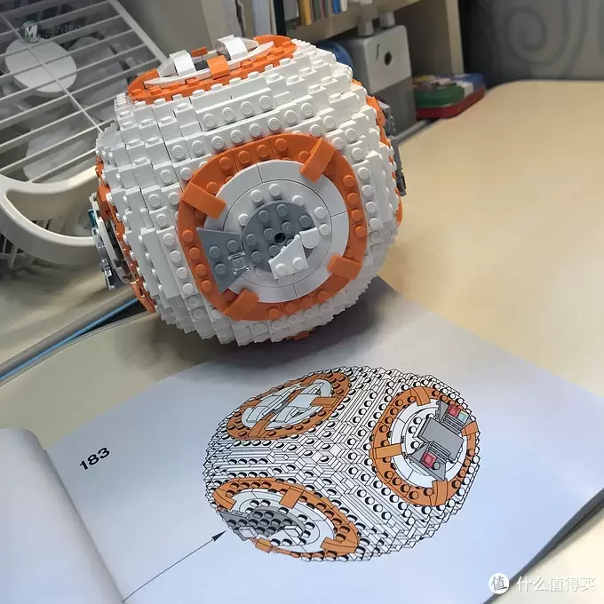 乐高这个大坑 篇五十三：LEGO 乐高 75187 乐高星球大战 BB-8机器人（详解超多图）