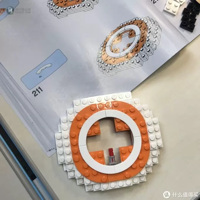 乐高这个大坑 篇五十三：LEGO 乐高 75187 乐高星球大战 BB-8机器人（详解超多图）