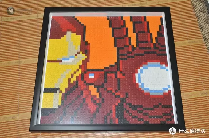 单反毁一生，LEGO穷三代 篇一百零六：LEGO 乐高 6250093 Iron Man Mosaic 钢铁侠马赛克画