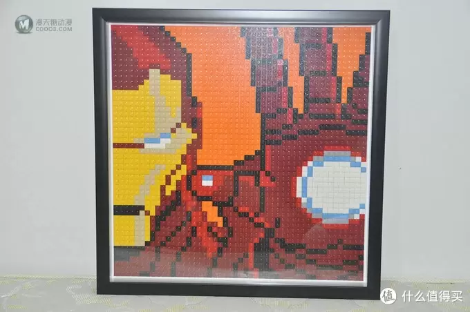 单反毁一生，LEGO穷三代 篇一百零六：LEGO 乐高 6250093 Iron Man Mosaic 钢铁侠马赛克画