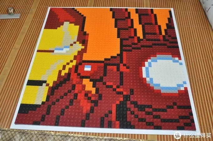 单反毁一生，LEGO穷三代 篇一百零六：LEGO 乐高 6250093 Iron Man Mosaic 钢铁侠马赛克画