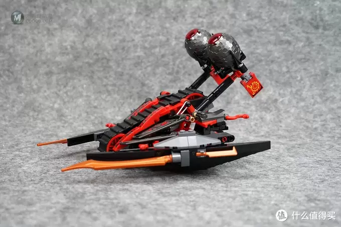 人仔就已经值回票价：LEGO乐高 70624 NINJAGO 幻影忍者系列 红蛇投石履带战车 开箱