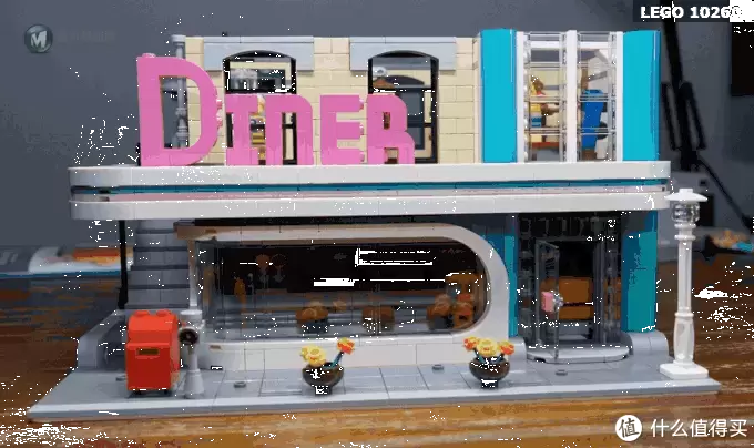 2018年街景新品 LEGO 乐高 10260 DOWNTOWN DINER 城中餐厅