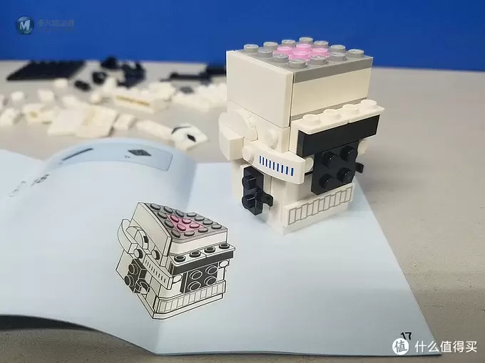 何以解忧，有我乐高 篇七：Lego 乐高 BrickHeadz 方头仔 白兵 41620 尝鲜