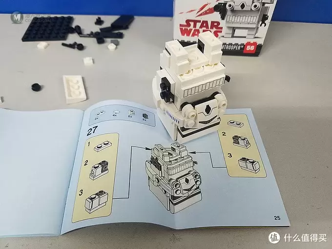 何以解忧，有我乐高 篇七：Lego 乐高 BrickHeadz 方头仔 白兵 41620 尝鲜