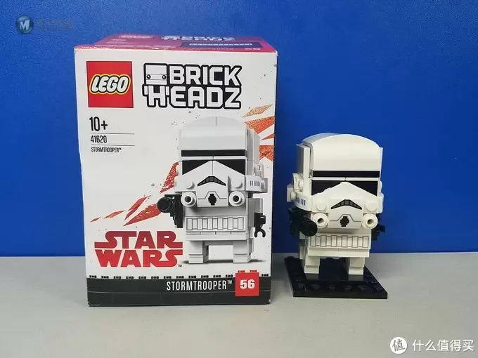 何以解忧，有我乐高 篇七：Lego 乐高 BrickHeadz 方头仔 白兵 41620 尝鲜