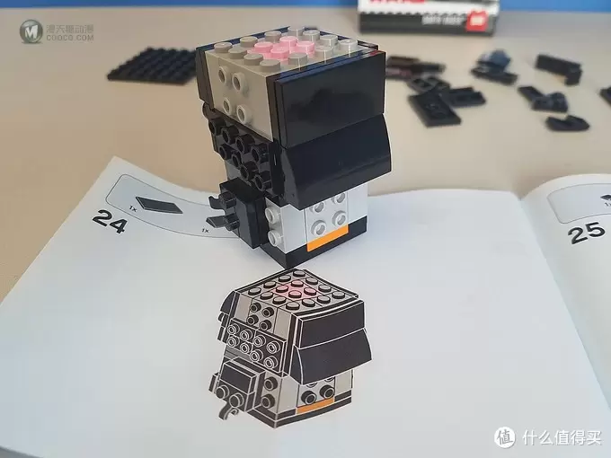 何以解忧，有我乐高 篇八：LEGO 乐高 BrickHeadz方头仔 41619 黑武士达斯·维德 尝鲜