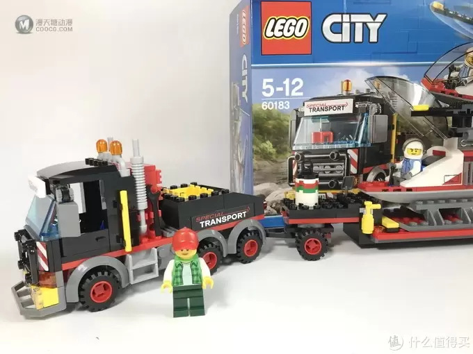 LEGO 乐高 City 城市系列 60183 重型直升机运输车