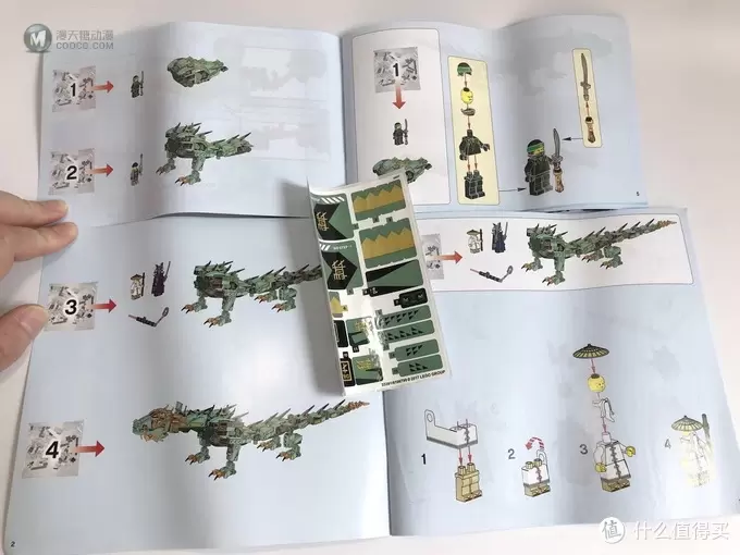 飞龙在天：LEGO 乐高 70612 幻影忍者 Ninjago 绿忍者的飞天机甲神龙