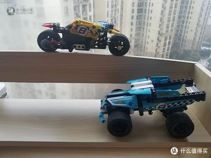 何以解忧，有我乐高 篇四：LEGO 42059特技卡车+42058特技摩托 合体回力车#剁主计划-武汉#全民分享季#