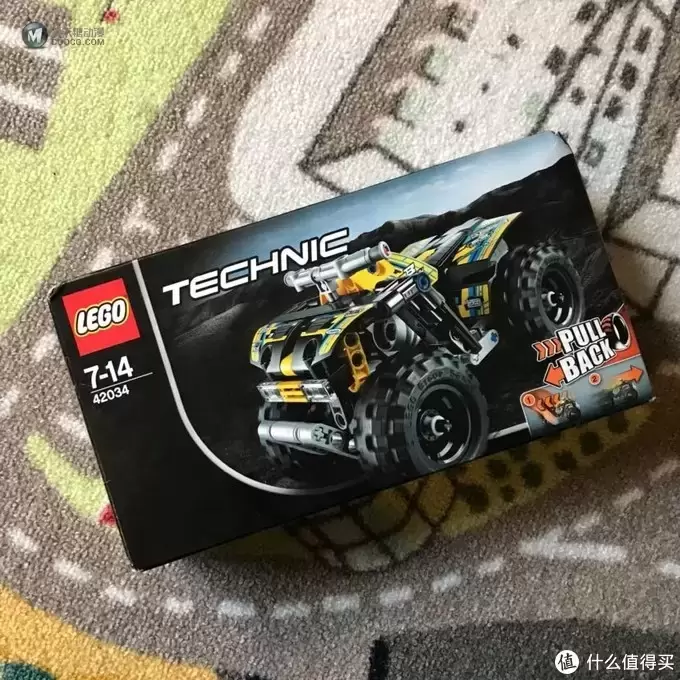 乐高这个大坑 篇四十九：#全民分享季#Lego 科技系列 42034 四轮回力越野摩托