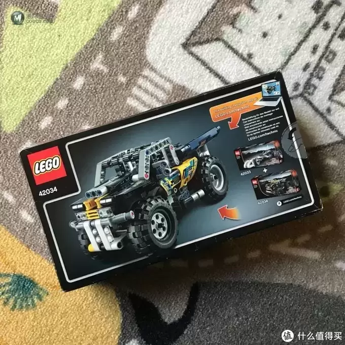 乐高这个大坑 篇四十九：#全民分享季#Lego 科技系列 42034 四轮回力越野摩托