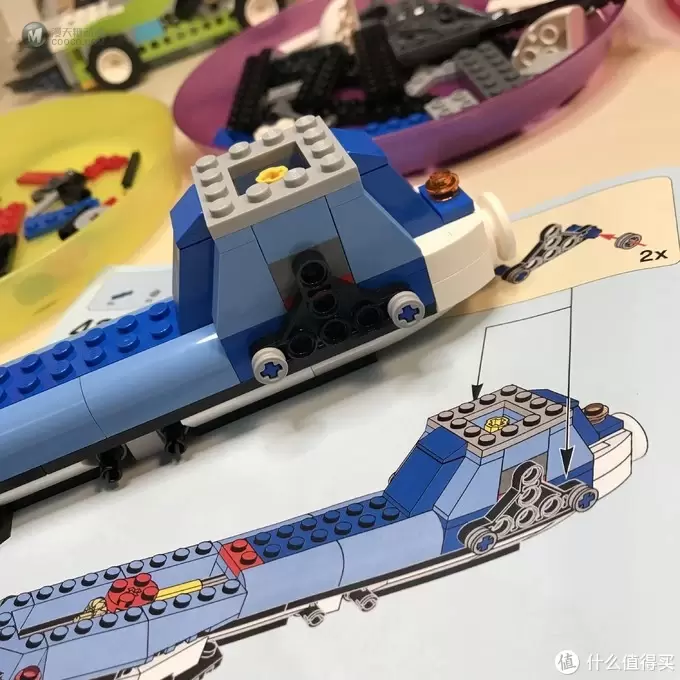 乐高这个大坑 篇四十六：#全民分享季#Lego Creation 31049 双螺旋翼直升机