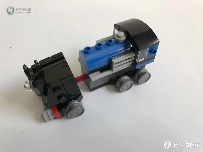 #全民分享季#LEGO 乐高 拼拼乐：创意三合一 31054 蓝色小火车 开箱