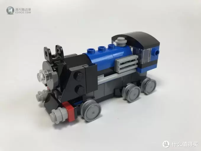 #全民分享季#LEGO 乐高 拼拼乐：创意三合一 31054 蓝色小火车 开箱