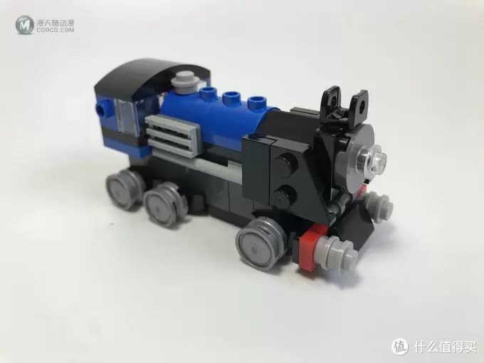 #全民分享季#LEGO 乐高 拼拼乐：创意三合一 31054 蓝色小火车 开箱