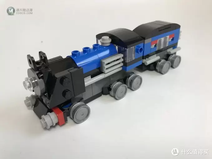 #全民分享季#LEGO 乐高 拼拼乐：创意三合一 31054 蓝色小火车 开箱