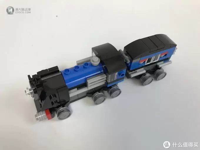 #全民分享季#LEGO 乐高 拼拼乐：创意三合一 31054 蓝色小火车 开箱