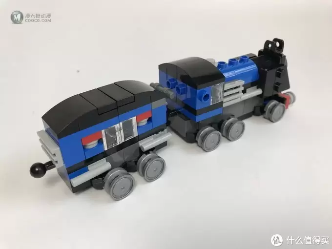 #全民分享季#LEGO 乐高 拼拼乐：创意三合一 31054 蓝色小火车 开箱