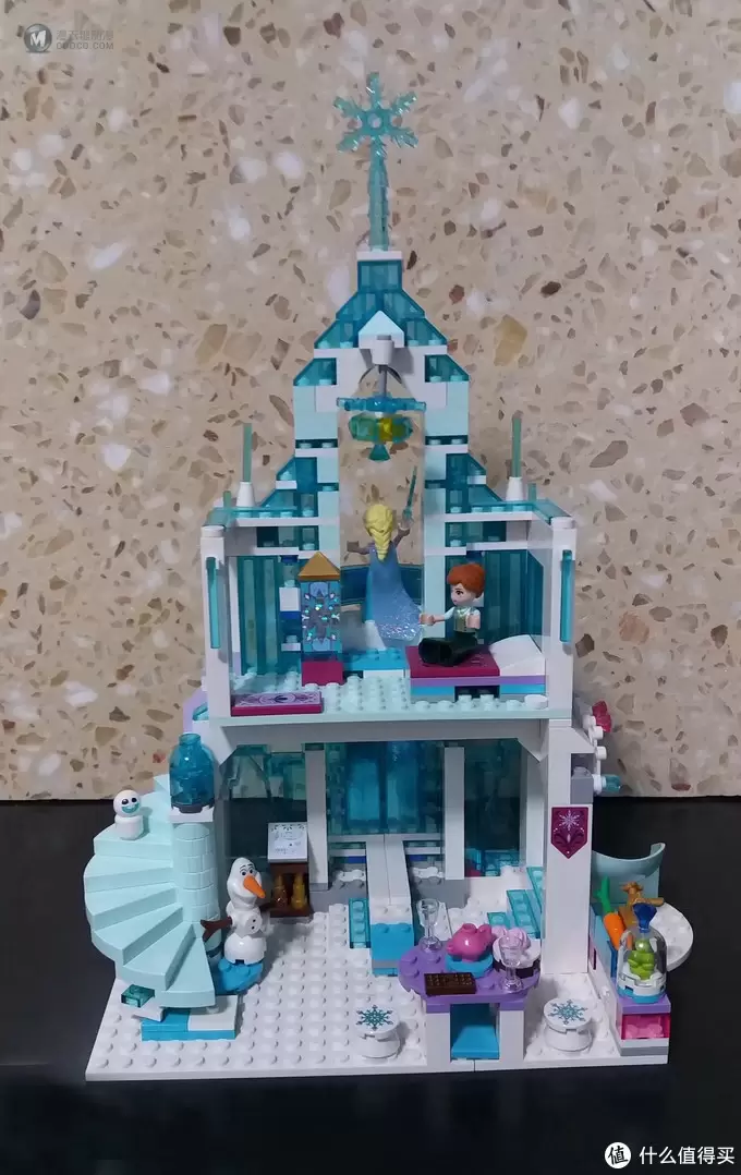 #全民分享季#  LEGO 迪斯尼 艾莎的魔法冰雪城堡开箱试玩