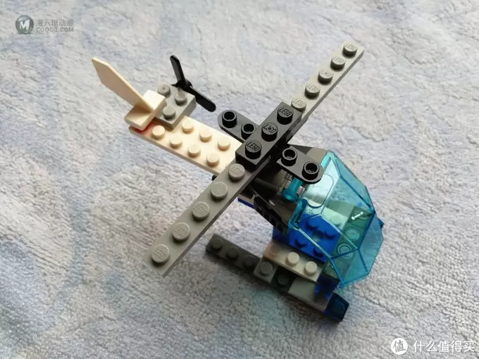 #剁主计划-北京#初玩乐高—LEGO 乐高 30351 警用直升机 开箱