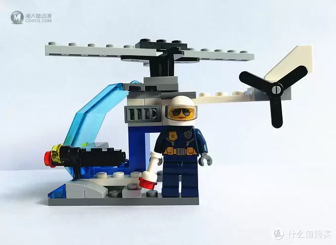 #剁主计划-北京#初玩乐高—LEGO 乐高 30351 警用直升机 开箱