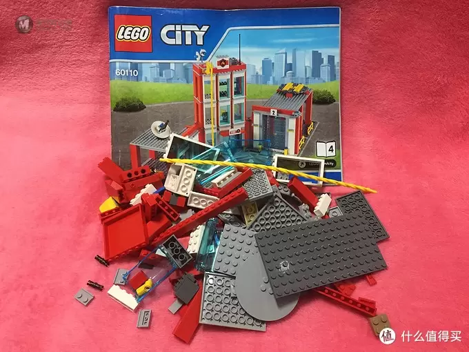 乐高共享积木 篇三：LEGO 乐高 CITY系列 60110 新版消防总局 拼搭