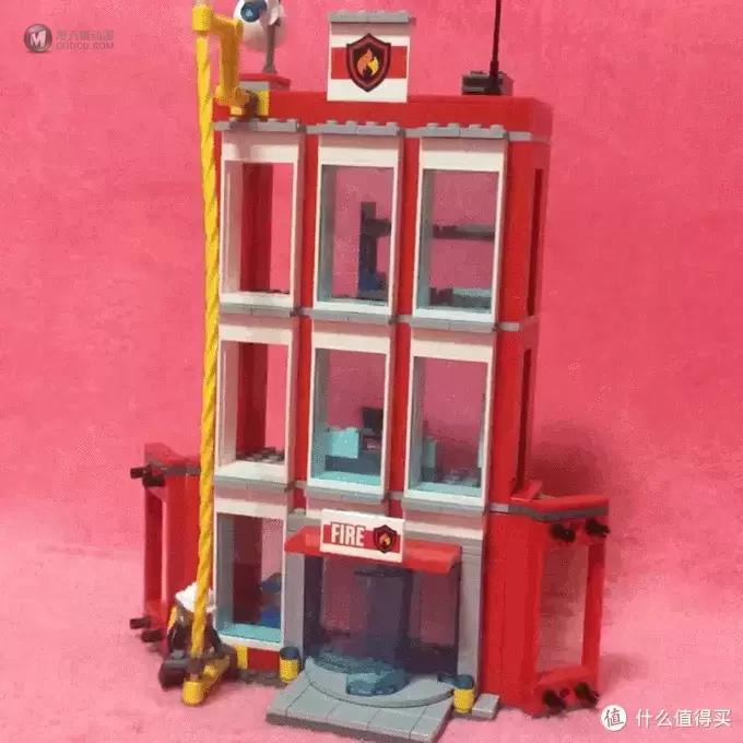 乐高共享积木 篇三：LEGO 乐高 CITY系列 60110 新版消防总局 拼搭