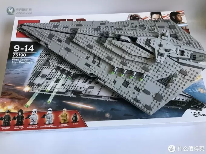 #本站首晒#我也有大宝剑了—LEGO 乐高 75190 第一秩序 歼星舰