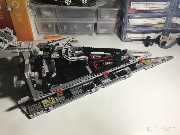 #本站首晒#我也有大宝剑了—LEGO 乐高 75190 第一秩序 歼星舰