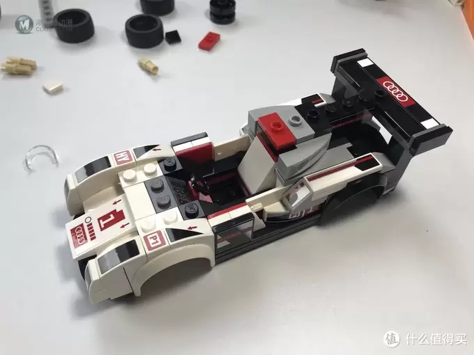 LEGO 乐高 拼拼乐 75872 超级赛车系列 Audi R18 e-tron quattro 开箱