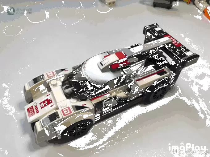 LEGO 乐高 拼拼乐 75872 超级赛车系列 Audi R18 e-tron quattro 开箱