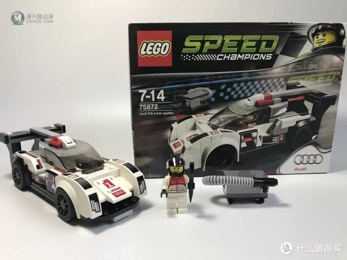 LEGO 乐高 拼拼乐 75872 超级赛车系列 Audi R18 e-tron quattro 开箱