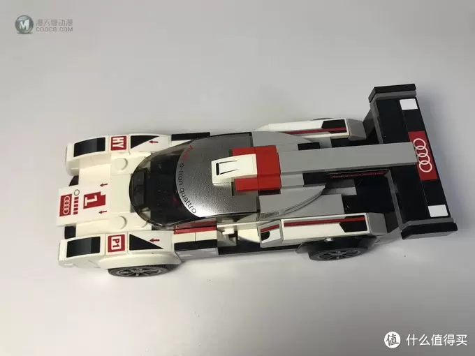 LEGO 乐高 拼拼乐 75872 超级赛车系列 Audi R18 e-tron quattro 开箱