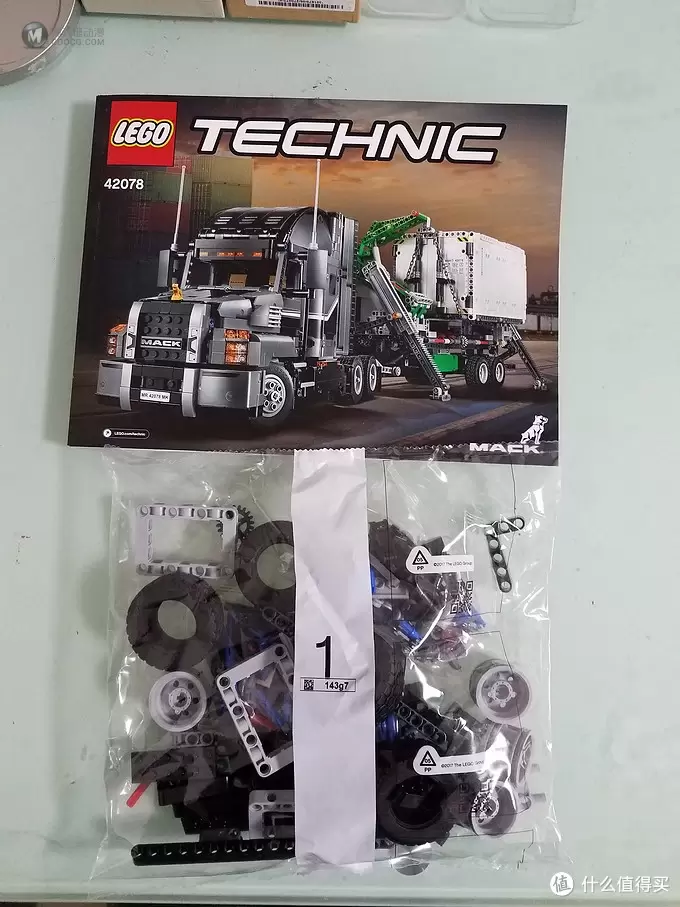 #本站首晒#2018年上半年乐高科技旗舰—LEGO 乐高 Technic 科技系列 42078 马克卡车