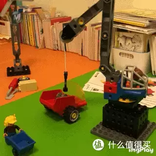 #本站首晒#挖掘机技术哪家强？LEGO 乐高 教育 45002 百变工程及场景搭建 把玩