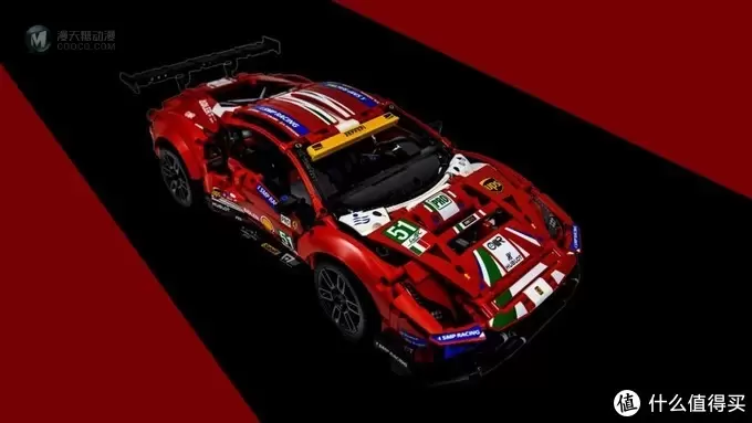 今年乐高科技车模，就选它了：42125 法拉利 488 GTE “AF Corse #51”