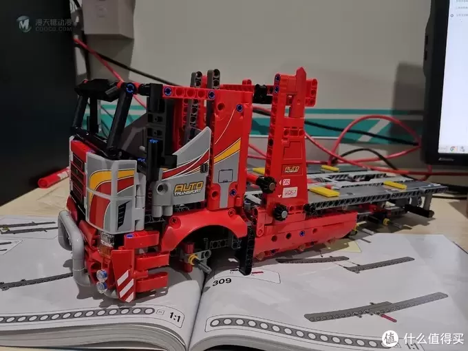 老杨的玩具仓库 篇三十二：LEGO 42098汽车运输车 大挂车 A模式