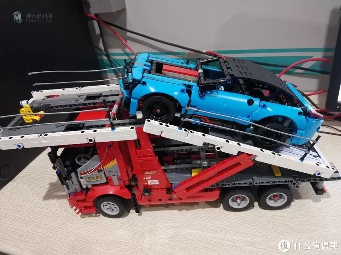 老杨的玩具仓库 篇三十二：LEGO 42098汽车运输车 大挂车 A模式