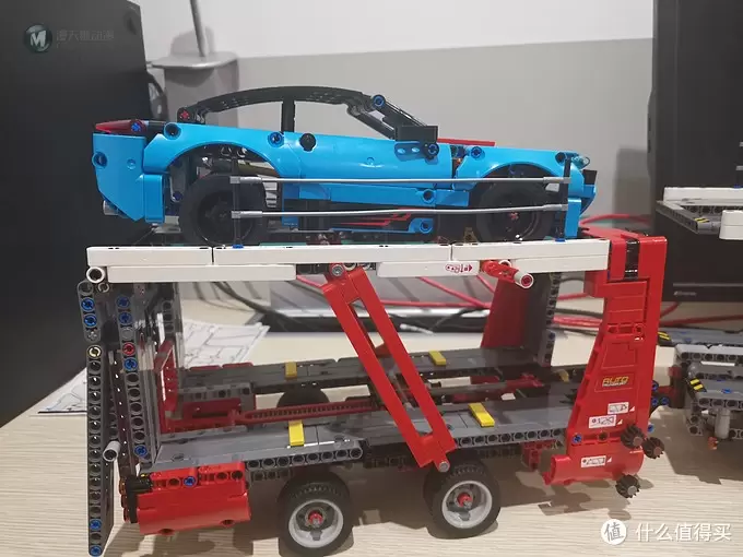 老杨的玩具仓库 篇三十二：LEGO 42098汽车运输车 大挂车 A模式