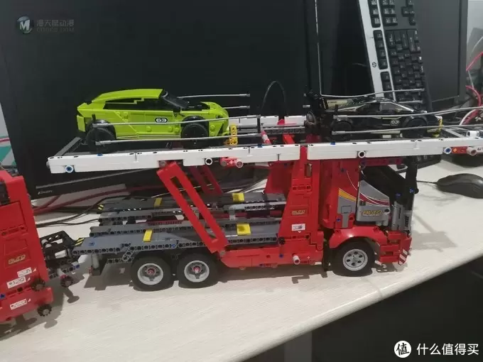 老杨的玩具仓库 篇三十二：LEGO 42098汽车运输车 大挂车 A模式