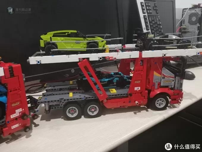 老杨的玩具仓库 篇三十二：LEGO 42098汽车运输车 大挂车 A模式