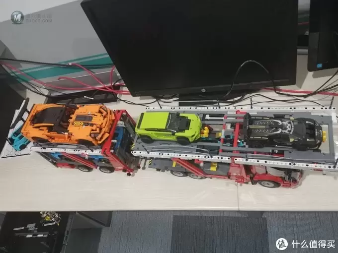 老杨的玩具仓库 篇三十二：LEGO 42098汽车运输车 大挂车 A模式