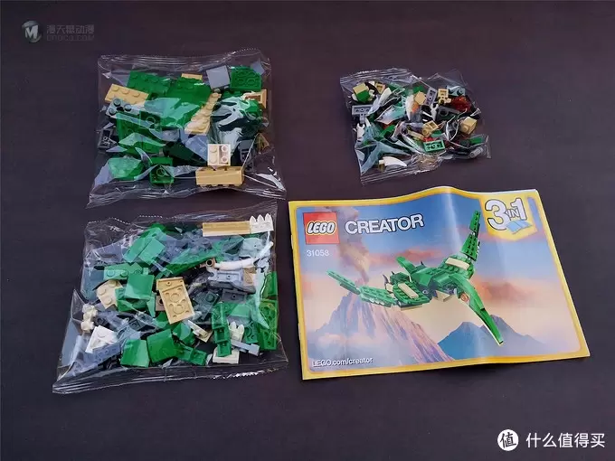 Lego因你而乐：我的乐高恐龙博物馆之Lego 31058恐龙三合一&21320恐龙化石