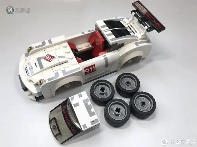 LEGO 乐高 拼拼乐 篇213：超级赛车 75912 之 2014款 Porsche 保时捷 911 RSR